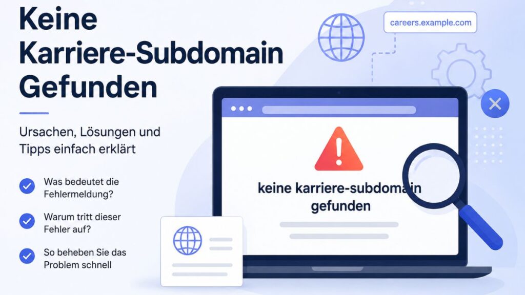 keine karriere-subdomain gefunden