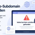 keine karriere-subdomain gefunden