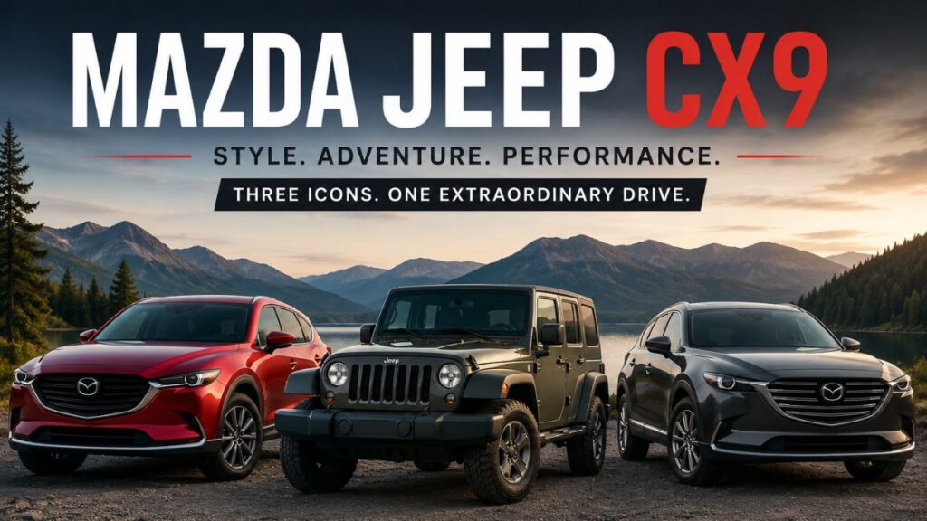 Mazda Jeep CX9: A Stylish Family SUV That Blends Power, Comfort, and Adventure
